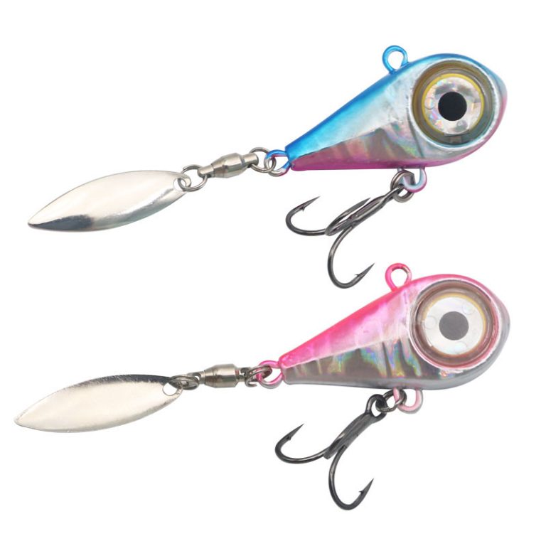 VIB LED fish eye metal spoon bait