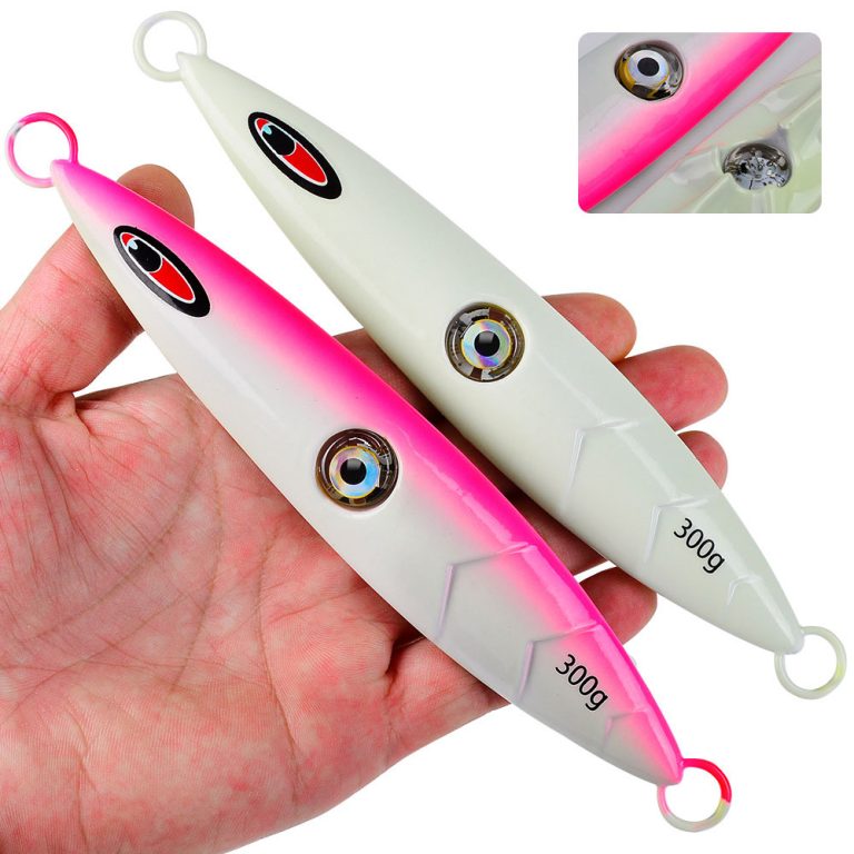 jigging lure with LED light