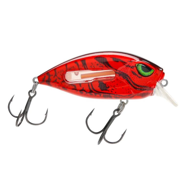 New Artificial Perch Bass Trout Floating Lighting Crankbait Fishing Lures with LED UV Stick