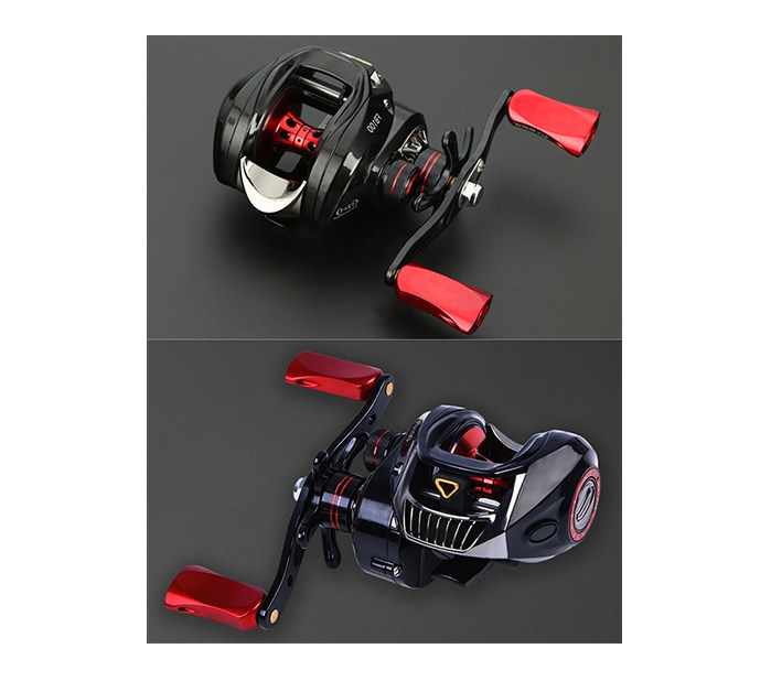 Flat Metal Spool Saltwater Baitcasting Reels