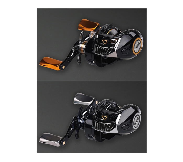 Flat Metal Spool Saltwater Baitcasting Reels