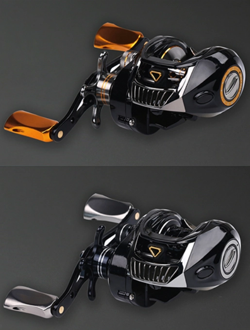 Flat Metal Spool Saltwater Baitcasting Reels