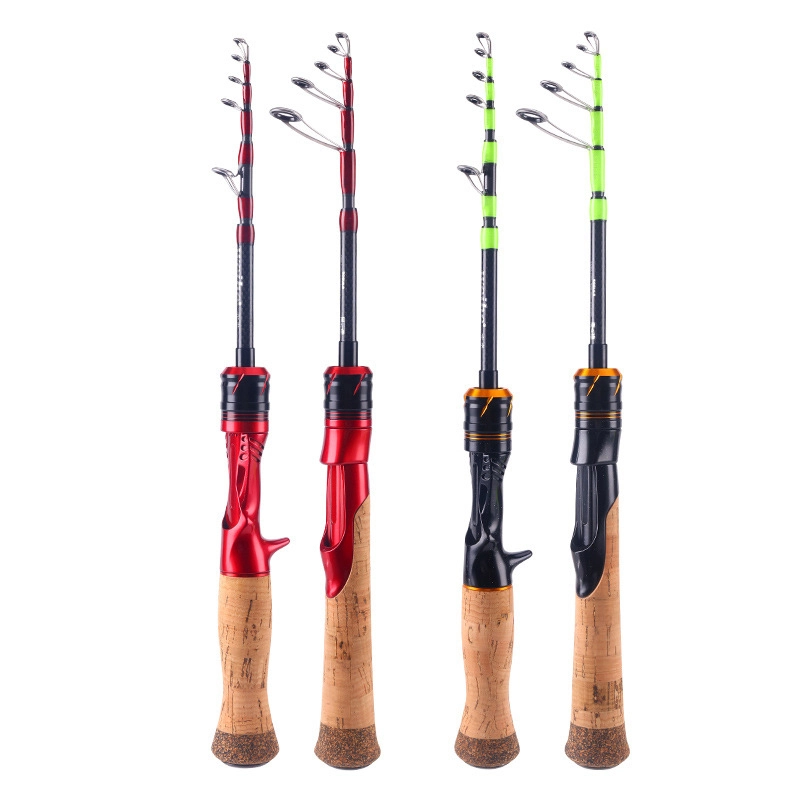 portable carbon telescopic fishing rod