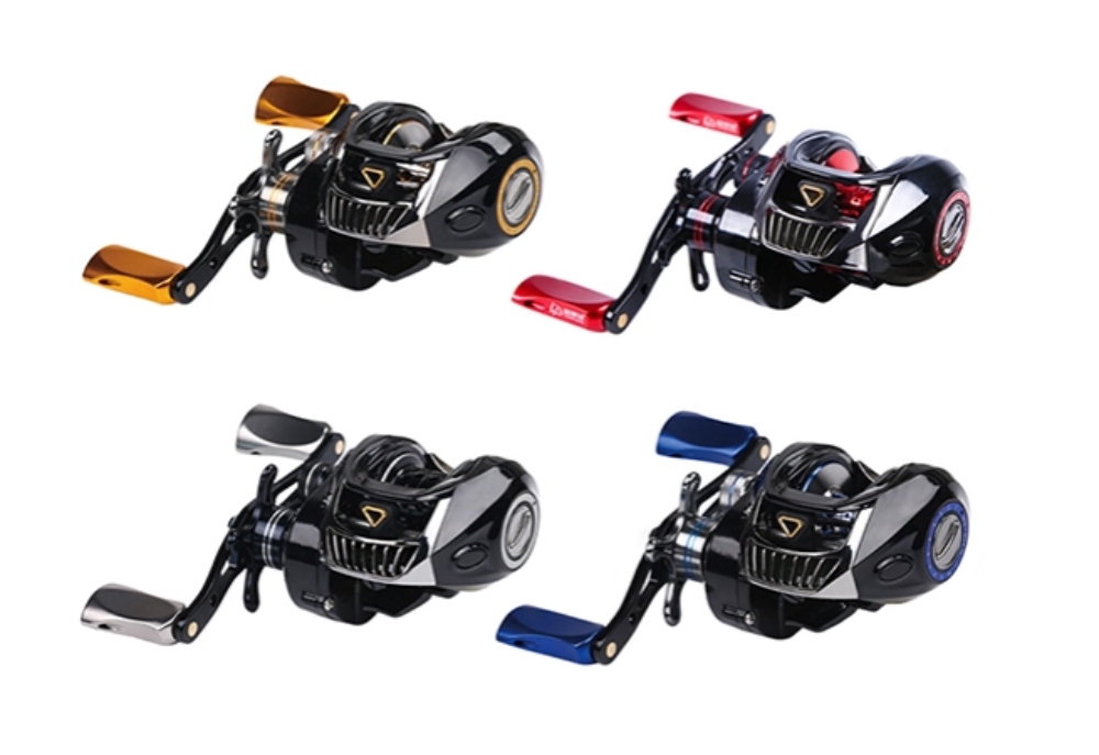 Flat Metal Spool Saltwater Baitcasting Reels