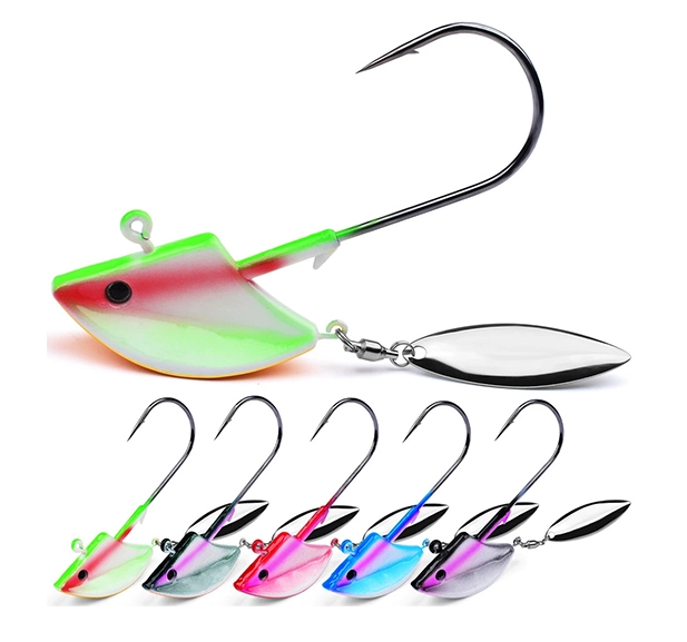 5 Colors Jig Head Hook