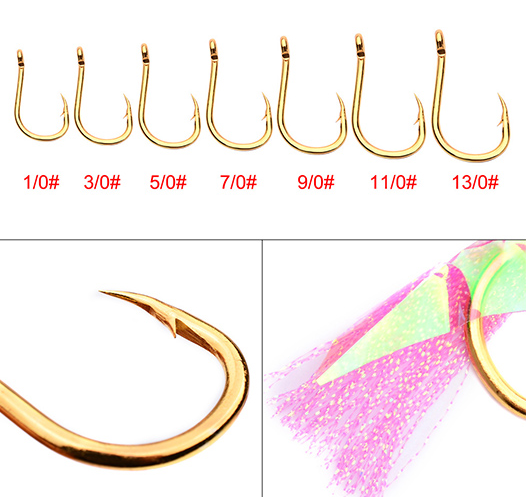 Strong Carbon Steel Jigging Assist Hooks